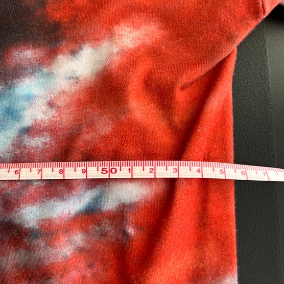 Oversized Tie Dye Shein Graphic Tee "Soulmates Never Dil" - Picture 16 of 16